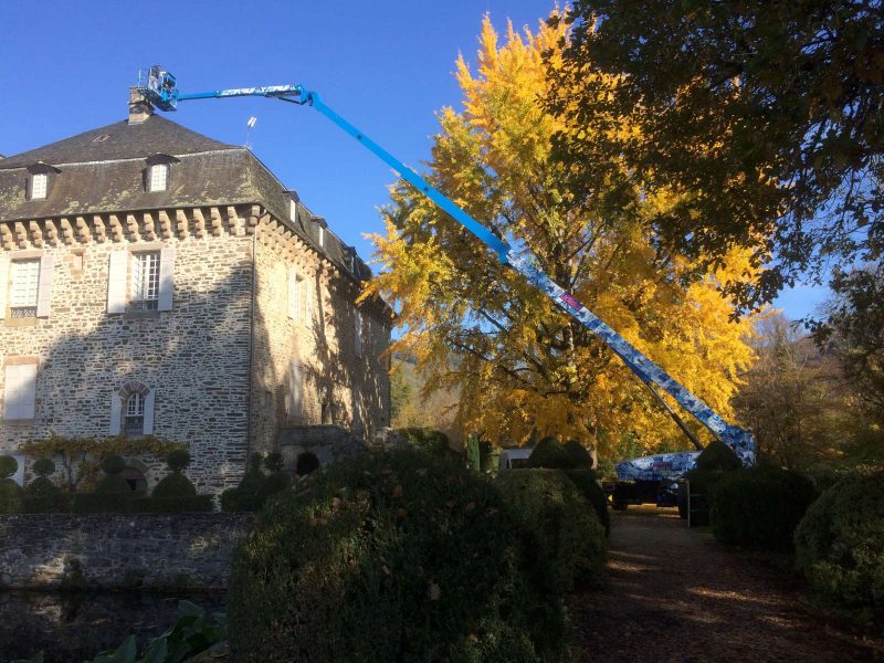 Travaux en hauteur - chantier SOCOBA